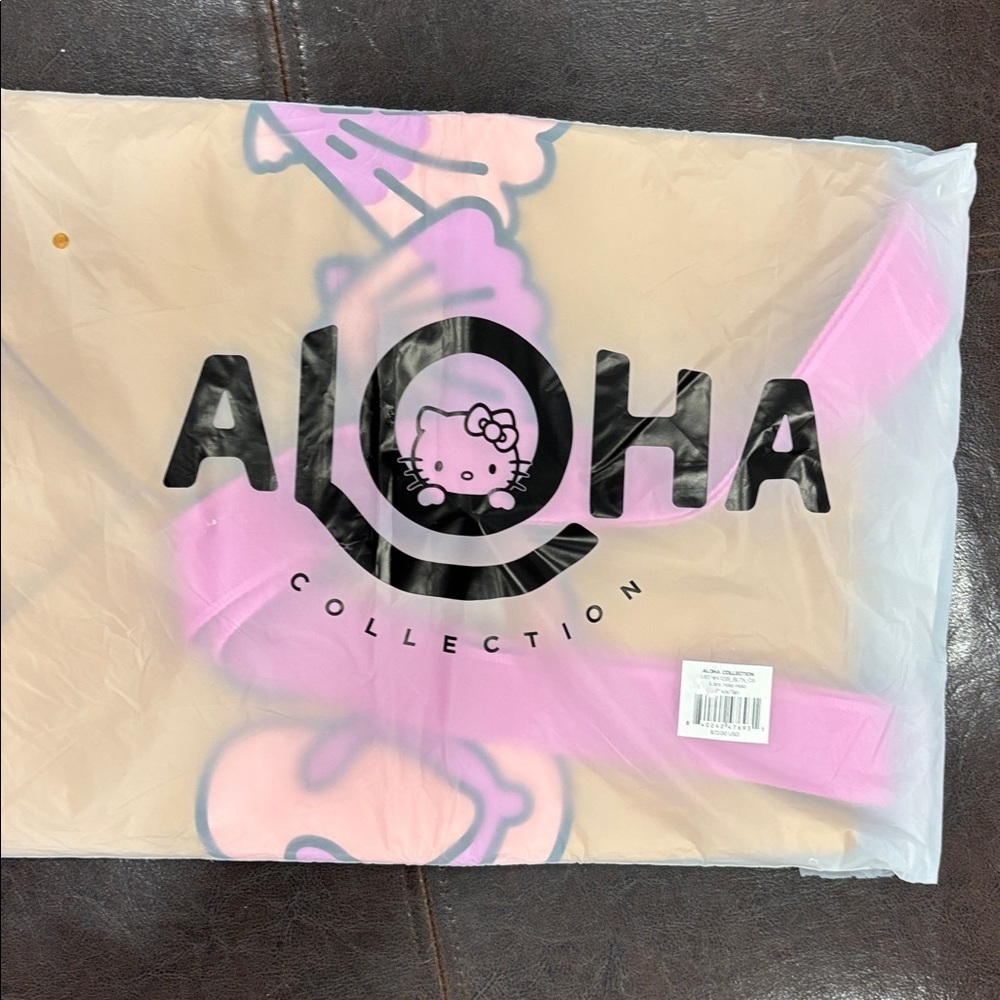 Hello Kitty Aloha Collection Holo Holo huge beach tote bag reversible NWT RARE - Picture 6 of 12